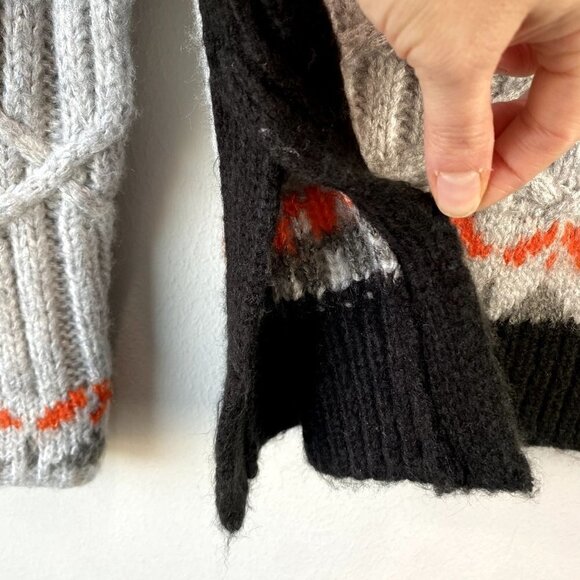 M Magaschoni Chunky Geometric Sweater S - Picture 4 of 11